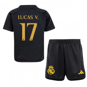 Real Madrid Lucas Vazquez #17 Alternativní dres komplet pro Děti 2023-24 Krátkým Rukávem (+ Krátké kalhoty)
