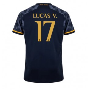 Real Madrid Lucas Vazquez #17 Venkovní Dres 2023-24 Krátkým Rukávem