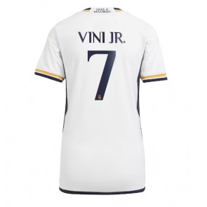 Real Madrid Vinicius Junior #7 Domácí Dres pro Dámy 2023-24 Krátkým Rukávem