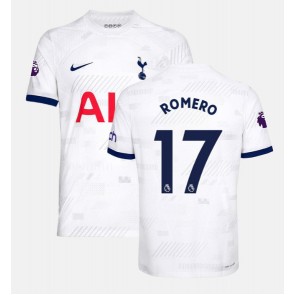 Tottenham Hotspur Cristian Romero #17 Domácí Dres 2023-24 Krátkým Rukávem