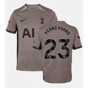 Tottenham Hotspur Pedro Porro #23 Alternativní Dres 2023-24 Krátkým Rukávem