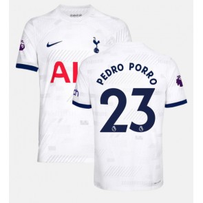 Tottenham Hotspur Pedro Porro #23 Domácí Dres 2023-24 Krátkým Rukávem
