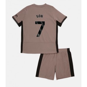 Tottenham Hotspur Son Heung-min #7 Alternativní dres komplet pro Děti 2023-24 Krátkým Rukávem (+ Krátké kalhoty)