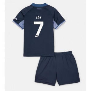 Tottenham Hotspur Son Heung-min #7 Venkovní dres komplet pro Děti 2023-24 Krátkým Rukávem (+ Krátké kalhoty)