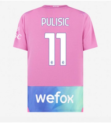 AC Milan Christian Pulisic #11 Alternativní Dres 2023-24 Krátkým Rukávem