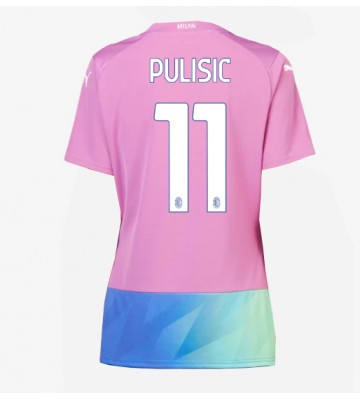 AC Milan Christian Pulisic #11 Alternativní Dres pro Dámy 2023-24 Krátkým Rukávem