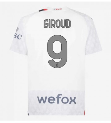 AC Milan Olivier Giroud #9 Venkovní Dres 2023-24 Krátkým Rukávem
