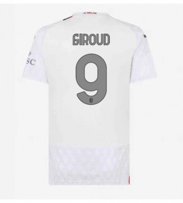AC Milan Olivier Giroud #9 Venkovní Dres pro Dámy 2023-24 Krátkým Rukávem