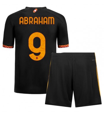 AS Roma Tammy Abraham #9 Alternativní dres komplet pro Děti 2023-24 Krátkým Rukávem (+ Krátké kalhoty)
