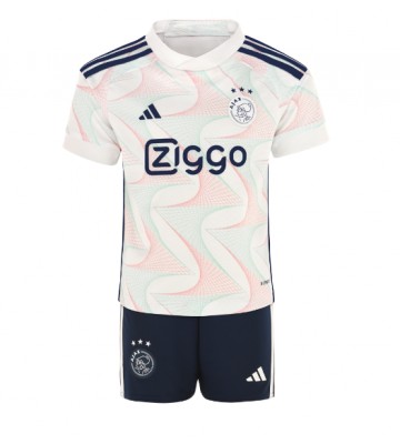 Ajax Venkovní dres komplet pro Děti 2023-24 Krátkým Rukávem (+ Krátké kalhoty)