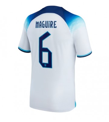 Anglie Harry Maguire #6 Domácí Dres MS 2022 Krátkým Rukávem