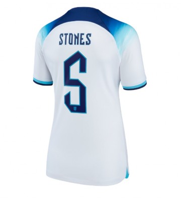 Anglie John Stones #5 Domácí Dres pro Dámy MS 2022 Krátkým Rukávem