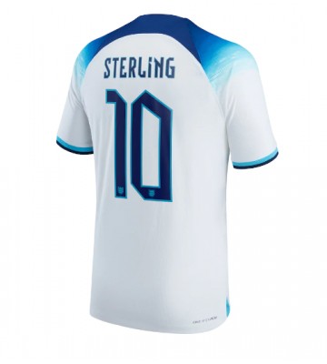 Anglie Raheem Sterling #10 Domácí Dres MS 2022 Krátkým Rukávem