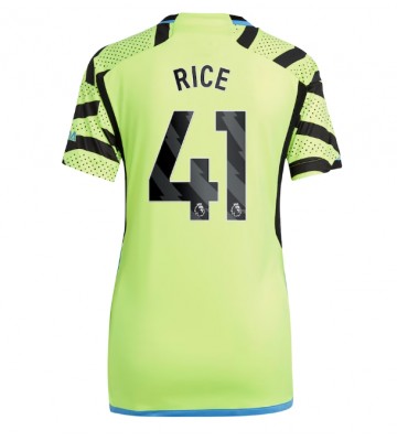 Arsenal Declan Rice #41 Venkovní Dres pro Dámy 2023-24 Krátkým Rukávem