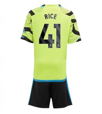 Arsenal Declan Rice #41 Venkovní dres komplet pro Děti 2023-24 Krátkým Rukávem (+ Krátké kalhoty)