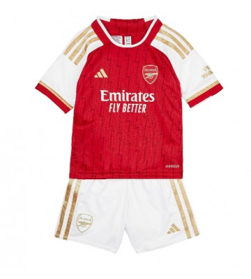 Arsenal Domácí dres komplet pro Děti 2023-24 Krátkým Rukávem (+ Krátké kalhoty)
