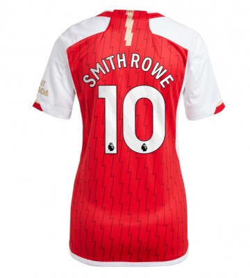 Arsenal Emile Smith Rowe #10 Domácí Dres pro Dámy 2023-24 Krátkým Rukávem