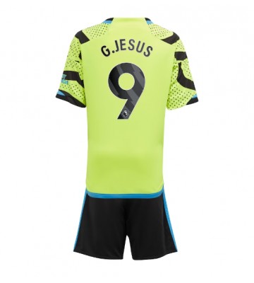 Arsenal Gabriel Jesus #9 Venkovní dres komplet pro Děti 2023-24 Krátkým Rukávem (+ Krátké kalhoty)