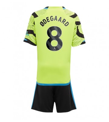 Arsenal Martin Odegaard #8 Venkovní dres komplet pro Děti 2023-24 Krátkým Rukávem (+ Krátké kalhoty)