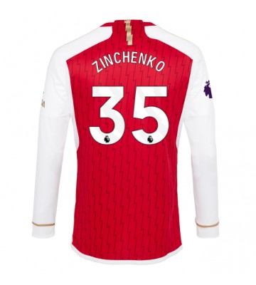 Arsenal Oleksandr Zinchenko #35 Domácí Dres 2023-24 Dlouhým Rukávem
