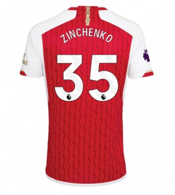 Arsenal Oleksandr Zinchenko #35 Domácí Dres 2023-24 Krátkým Rukávem