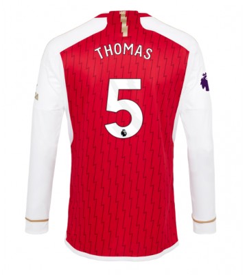 Arsenal Thomas Partey #5 Domácí Dres 2023-24 Dlouhým Rukávem