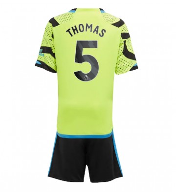 Arsenal Thomas Partey #5 Venkovní dres komplet pro Děti 2023-24 Krátkým Rukávem (+ Krátké kalhoty)