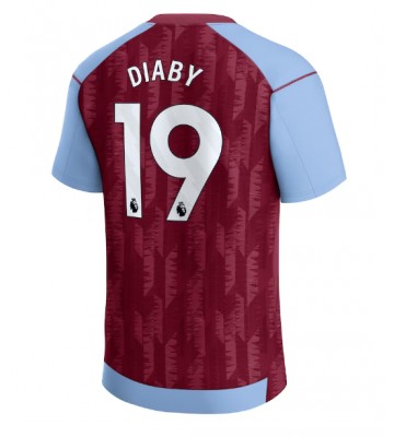 Aston Villa Moussa Diaby #19 Domácí Dres 2023-24 Krátkým Rukávem