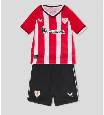 Athletic Bilbao Domácí dres komplet pro Děti 2023-24 Krátkým Rukávem (+ Krátké kalhoty)