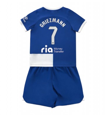 Atletico Madrid Antoine Griezmann #7 Venkovní dres komplet pro Děti 2023-24 Krátkým Rukávem (+ Krátké kalhoty)