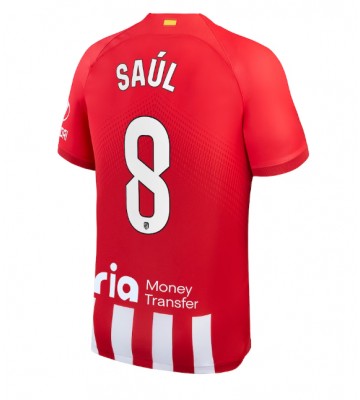 Atletico Madrid Saul Niguez #8 Domácí Dres 2023-24 Krátkým Rukávem