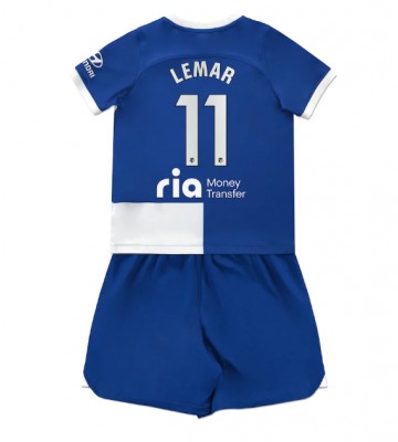 Atletico Madrid Thomas Lemar #11 Venkovní dres komplet pro Děti 2023-24 Krátkým Rukávem (+ Krátké kalhoty)
