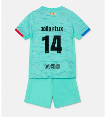 Barcelona Joao Felix #14 Alternativní dres komplet pro Děti 2023-24 Krátkým Rukávem (+ Krátké kalhoty)