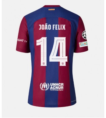 Barcelona Joao Felix #14 Domácí Dres 2023-24 Krátkým Rukávem