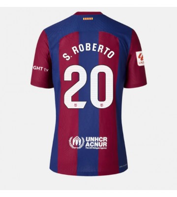 Barcelona Sergi Roberto #20 Domácí Dres pro Dámy 2023-24 Krátkým Rukávem