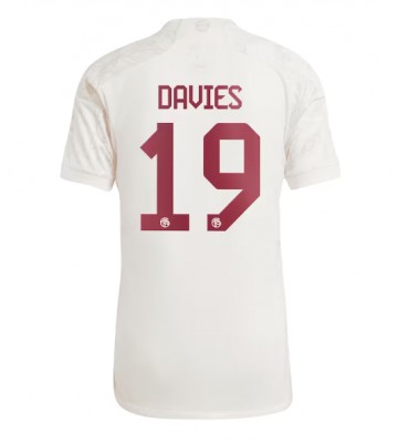 Bayern Munich Alphonso Davies #19 Alternativní Dres 2023-24 Krátkým Rukávem