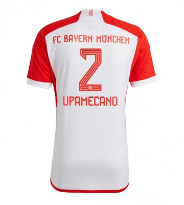 Bayern Munich Dayot Upamecano #2 Domácí Dres 2023-24 Krátkým Rukávem