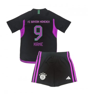 Bayern Munich Harry Kane #9 Venkovní dres komplet pro Děti 2023-24 Krátkým Rukávem (+ Krátké kalhoty)