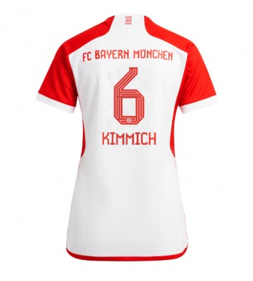 Bayern Munich Joshua Kimmich #6 Domácí Dres pro Dámy 2023-24 Krátkým Rukávem