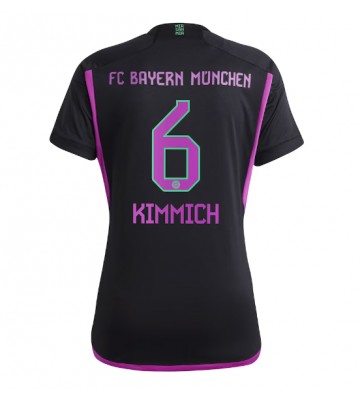 Bayern Munich Joshua Kimmich #6 Venkovní Dres pro Dámy 2023-24 Krátkým Rukávem