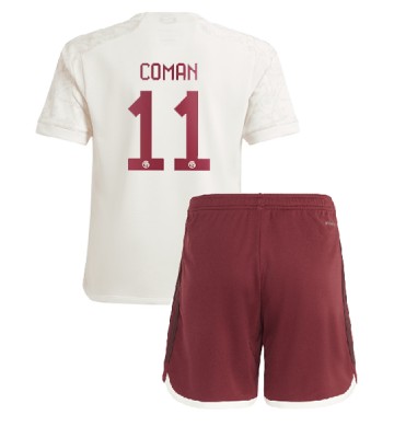 Bayern Munich Kingsley Coman #11 Alternativní dres komplet pro Děti 2023-24 Krátkým Rukávem (+ Krátké kalhoty)