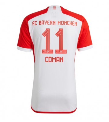 Bayern Munich Kingsley Coman #11 Domácí Dres 2023-24 Krátkým Rukávem