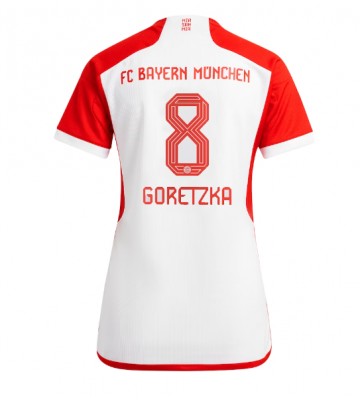 Bayern Munich Leon Goretzka #8 Domácí Dres pro Dámy 2023-24 Krátkým Rukávem