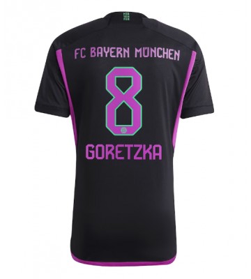 Bayern Munich Leon Goretzka #8 Venkovní Dres 2023-24 Krátkým Rukávem