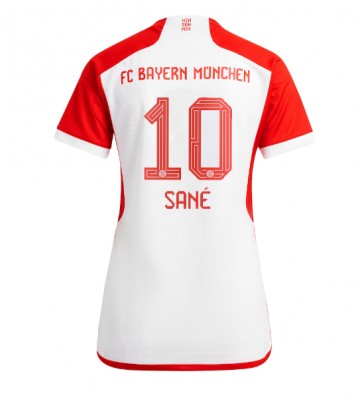 Bayern Munich Leroy Sane #10 Domácí Dres pro Dámy 2023-24 Krátkým Rukávem