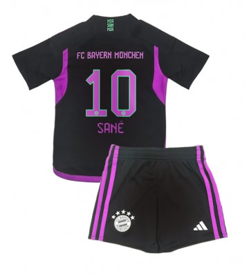 Bayern Munich Leroy Sane #10 Venkovní dres komplet pro Děti 2023-24 Krátkým Rukávem (+ Krátké kalhoty)