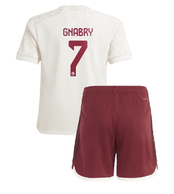 Bayern Munich Serge Gnabry #7 Alternativní dres komplet pro Děti 2023-24 Krátkým Rukávem (+ Krátké kalhoty)