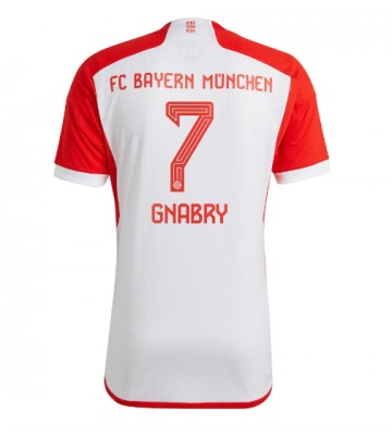 Bayern Munich Serge Gnabry #7 Domácí Dres 2023-24 Krátkým Rukávem