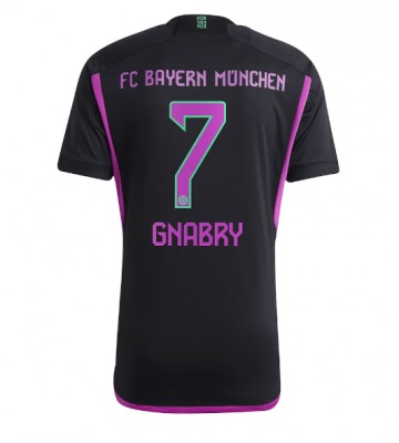 Bayern Munich Serge Gnabry #7 Venkovní Dres 2023-24 Krátkým Rukávem