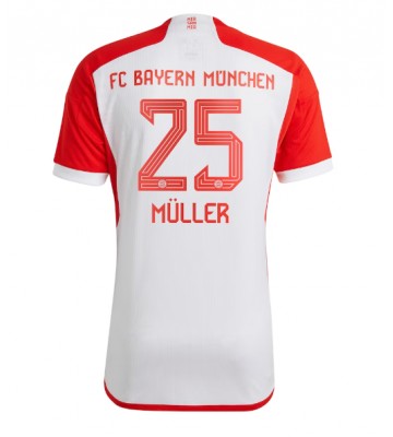 Bayern Munich Thomas Muller #25 Domácí Dres 2023-24 Krátkým Rukávem